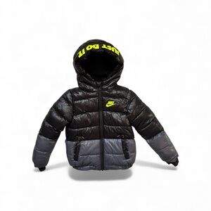 Kids nike Black and Gray Puffer Jacket